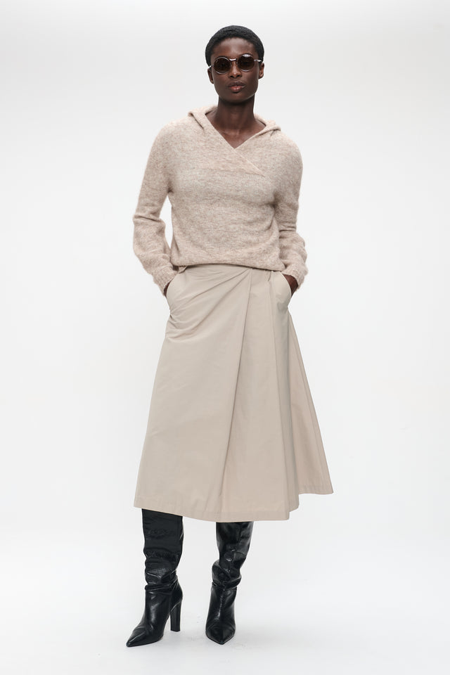 Hoodie pullover H22167 | Beige