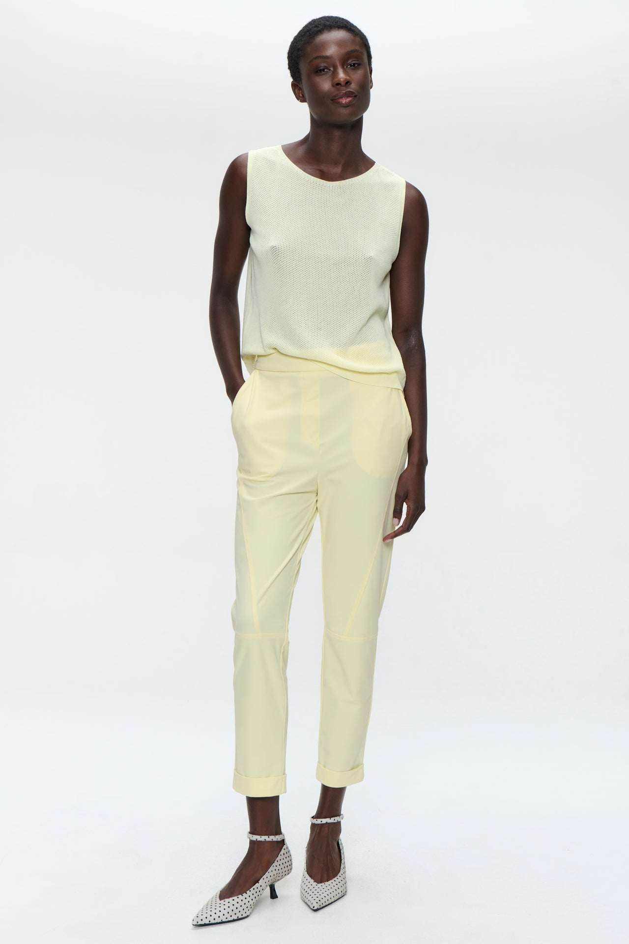 Viscose summer Top 501 | Giallo