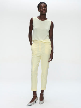 Timelia pants technical jersey | Yellow