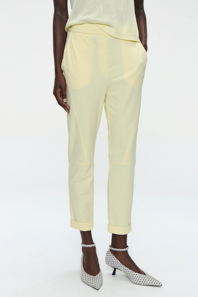 Timelia pants technical jersey | Yellow