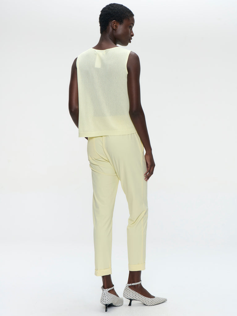 Timelia pants technical jersey | Yellow