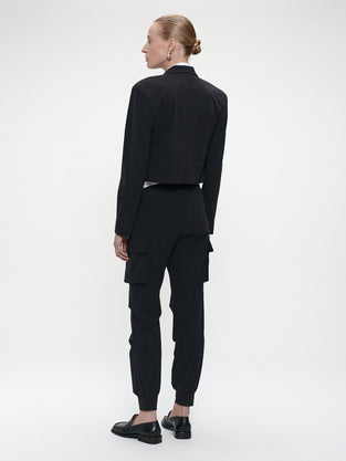 Velda blazer brush tech jersey | Black