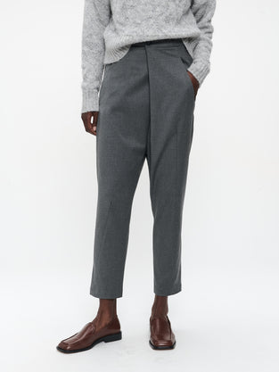 Klaus viscose pants | Dark Grey
