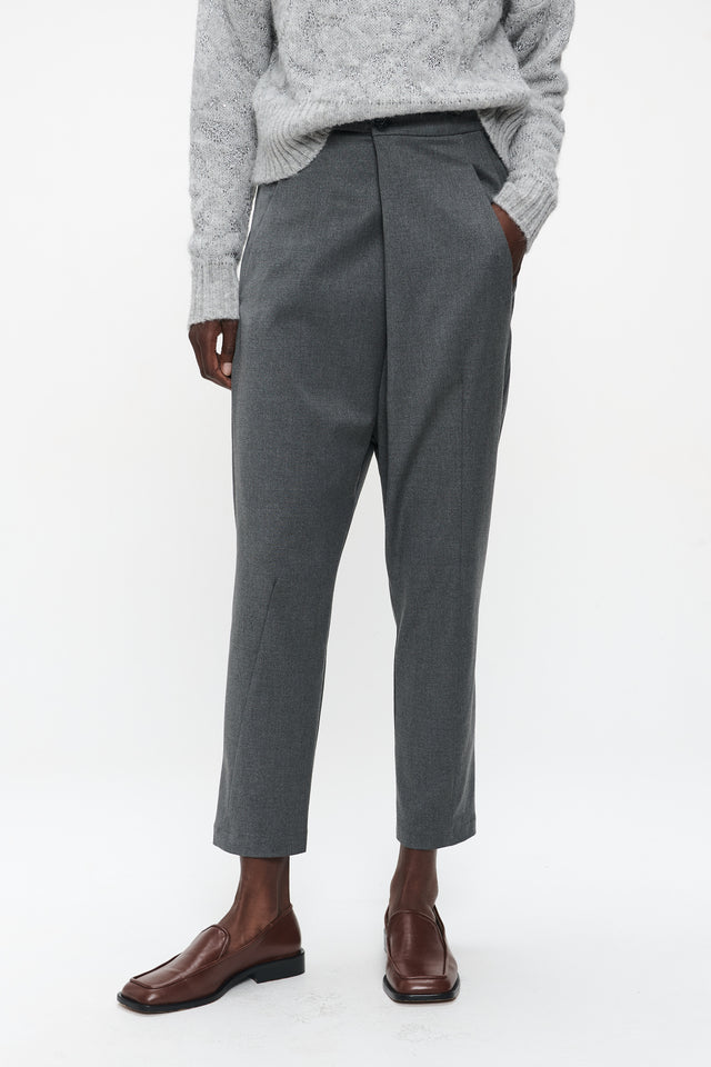Klaus viscose pants | Dark Grey