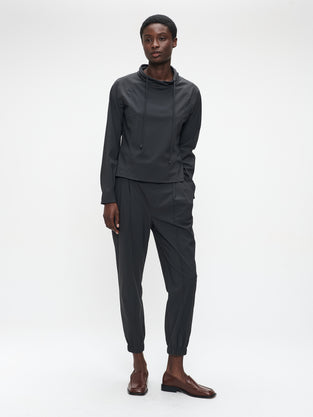Lori strech technical jersey pants | Grey