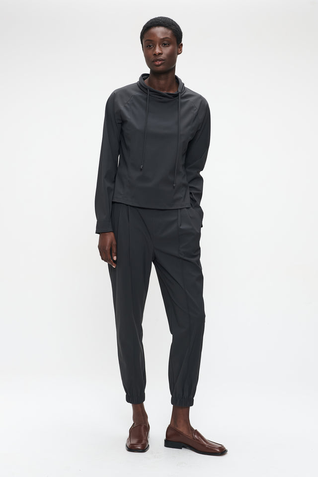 Lori strech technical jersey pants | Grey