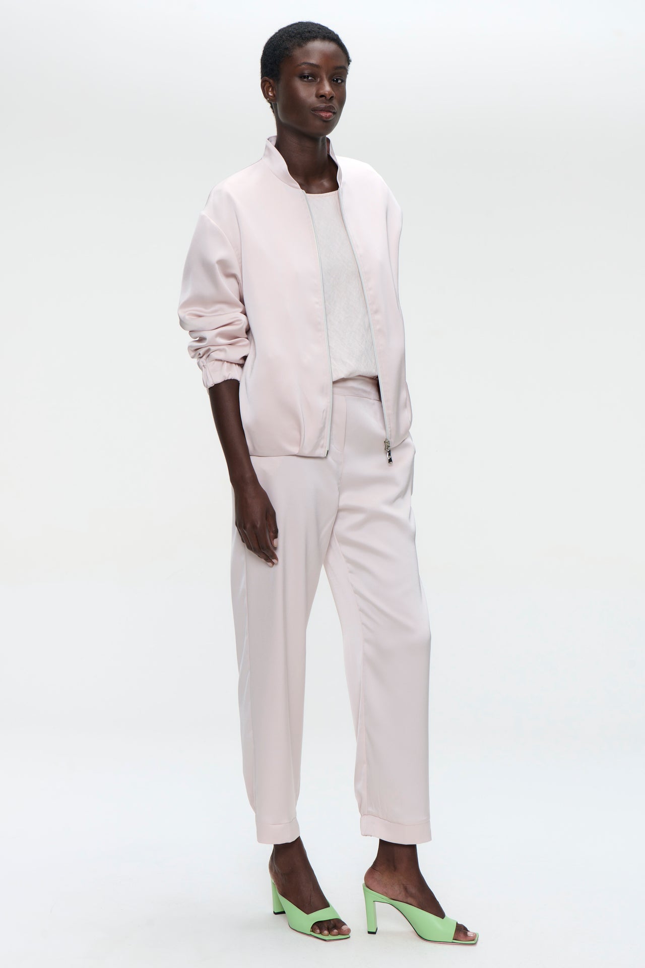 Ripasso saten bomber jacket | Quarzo