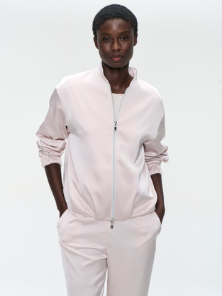 Ripasso saten bomber jacket | Quarzo