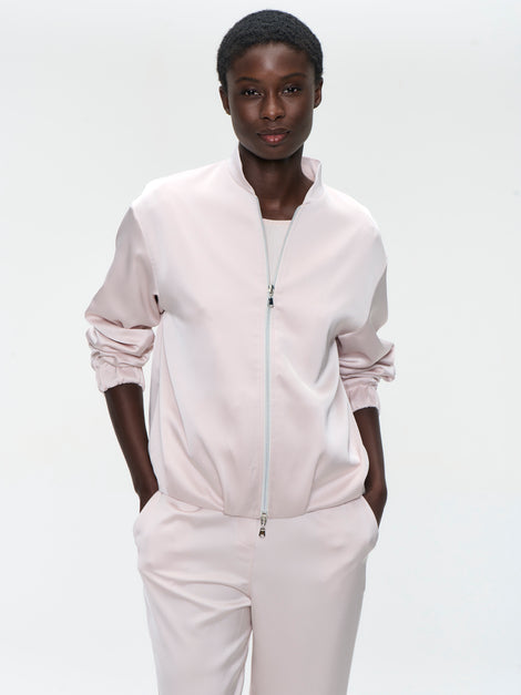 Ripasso saten bomber jacket | Quarzo