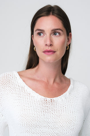 Fancy cotton Pullover E20197S | Off White