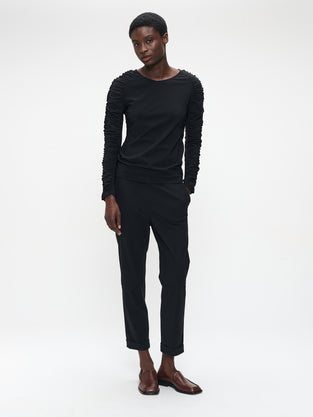 Carlina Top Technical Jersey | Black