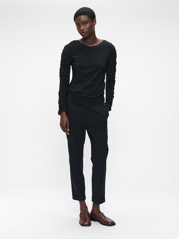 Carlina Top Technical Jersey | Black