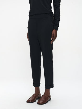 Timelia pants brush tech jersey | Black