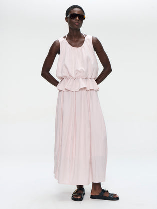 Reiki viscose skirt | Pink