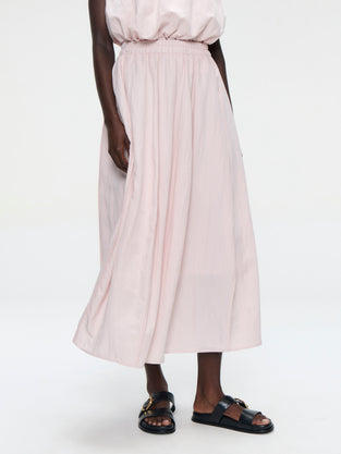 Reiki viscose skirt | Pink