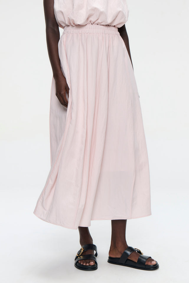 Reiki viscose skirt | Pink