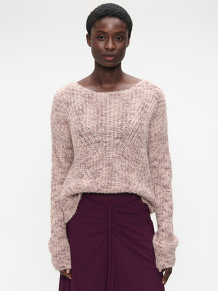 Pullover melange H23376 | Pink