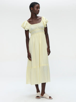 Yoko summer dress | Yellow