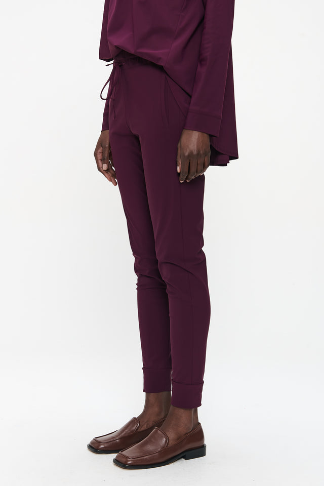 John strech technical jersey pants | Cherry