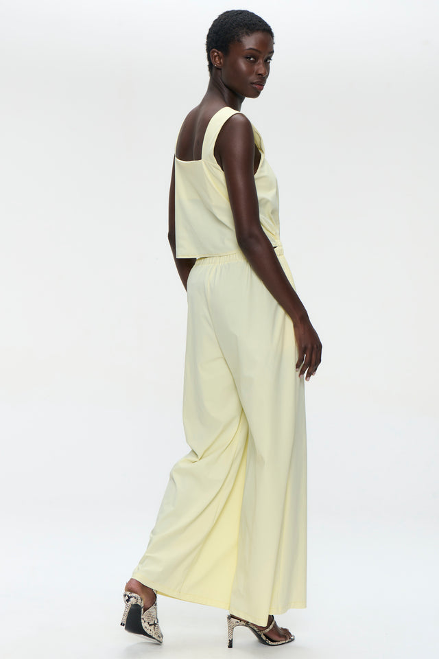 Mathilda jumpsuit technical jersey | Yellow