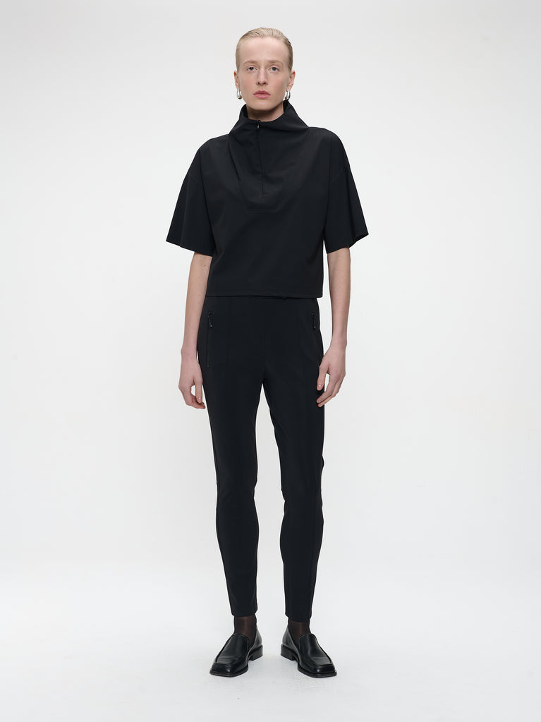 Kaya pants bonded tech jersey | Black