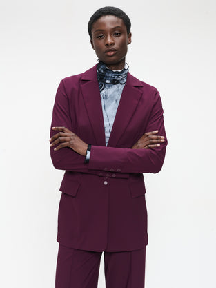 Viena blazer technical jersey | Cherry