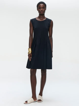 Erika dress technical jersey | Black