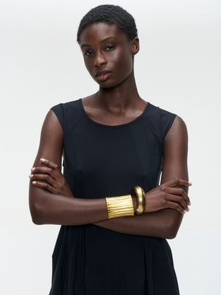 Erika dress technical jersey | Black