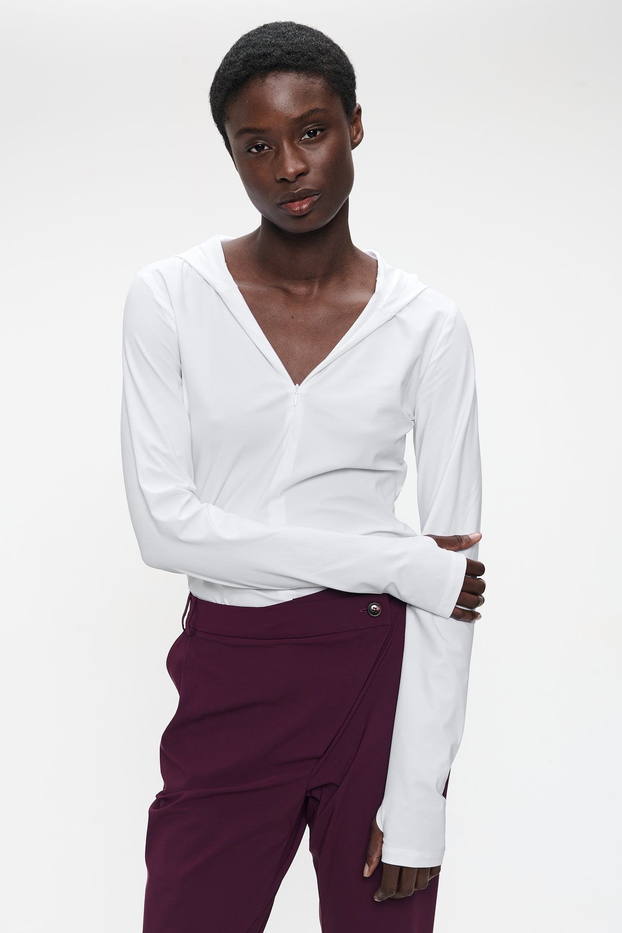 Melissa top technical jersey | White