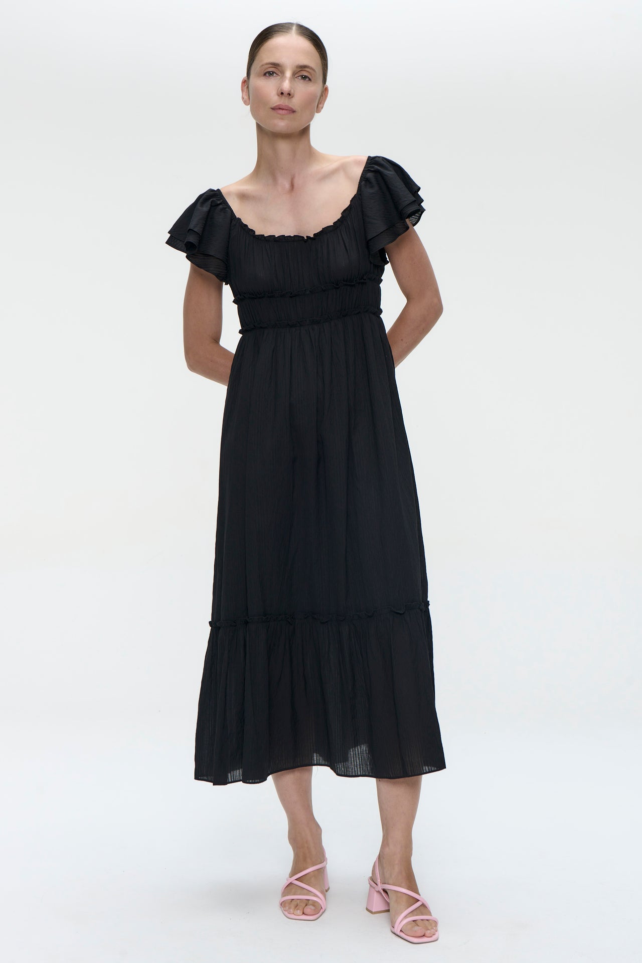 Yoko summer dress | Black