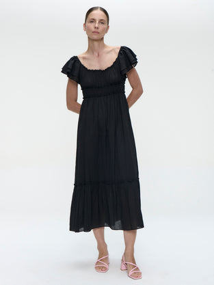 Yoko summer dress | Black