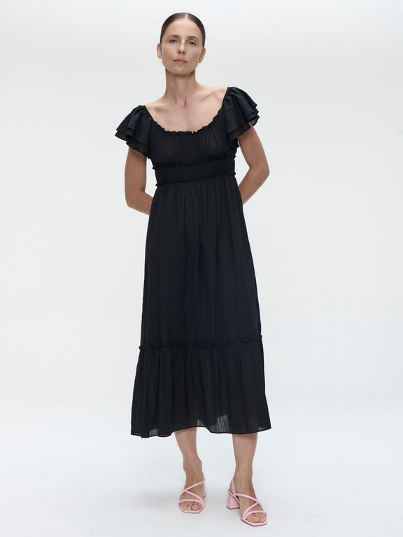 Yoko summer dress | Black
