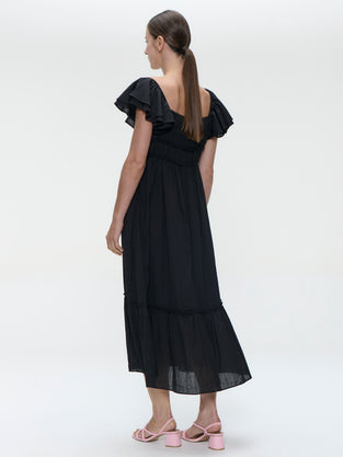 Yoko summer dress | Black