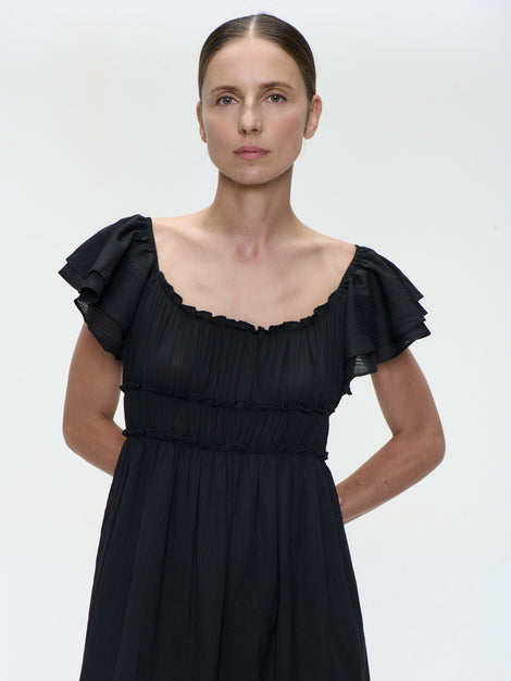 Yoko summer dress | Black