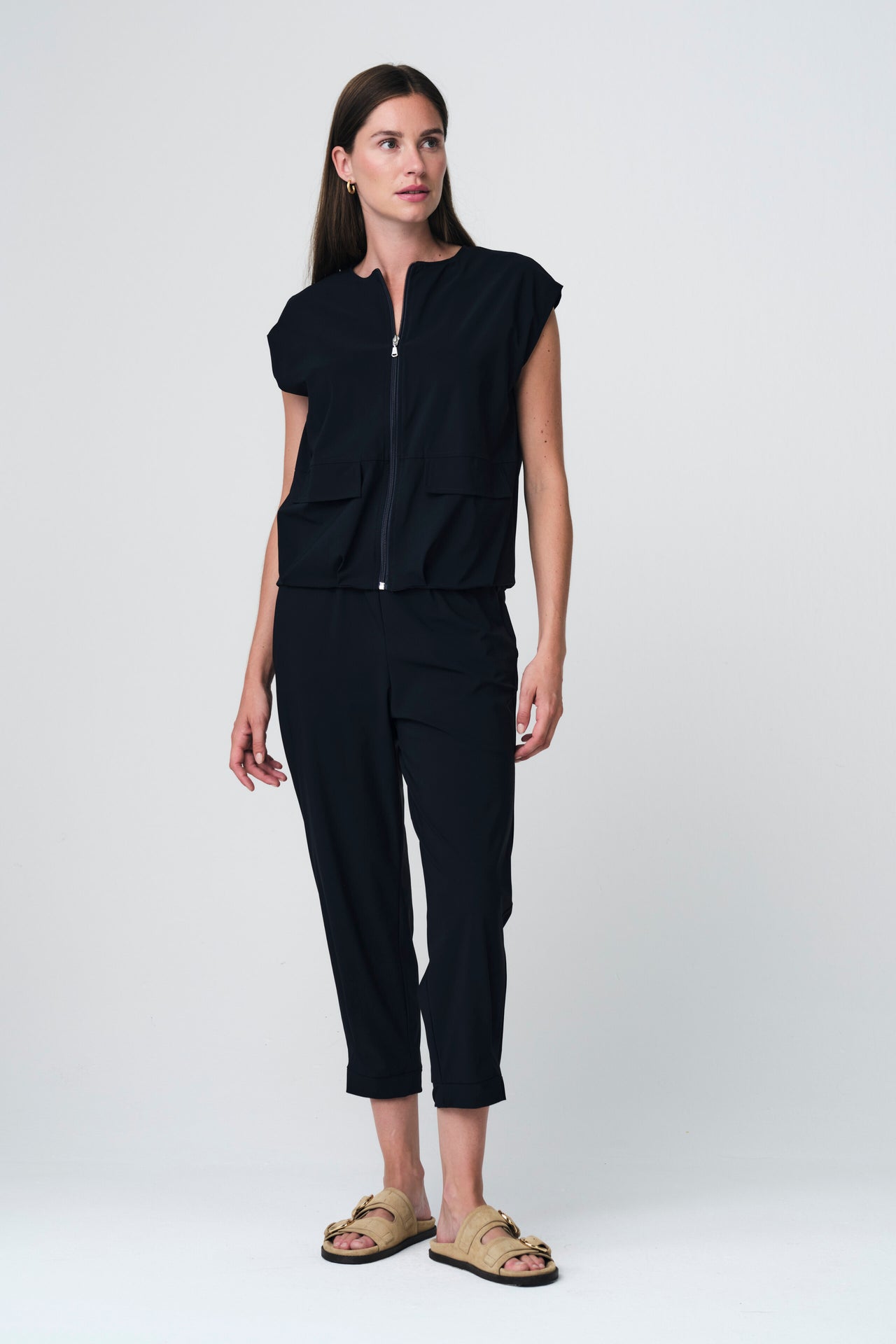 Rosemarie pants technical jersey | Blue