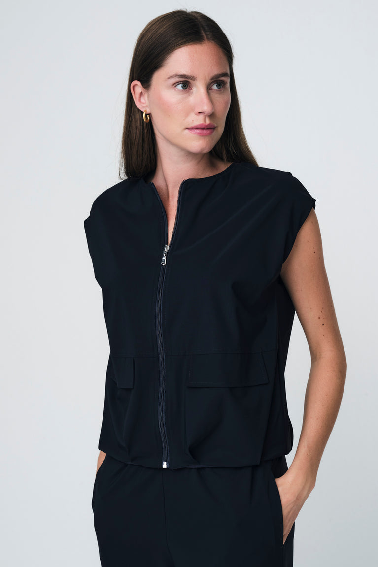 Ursula vest technical jersey | Blue