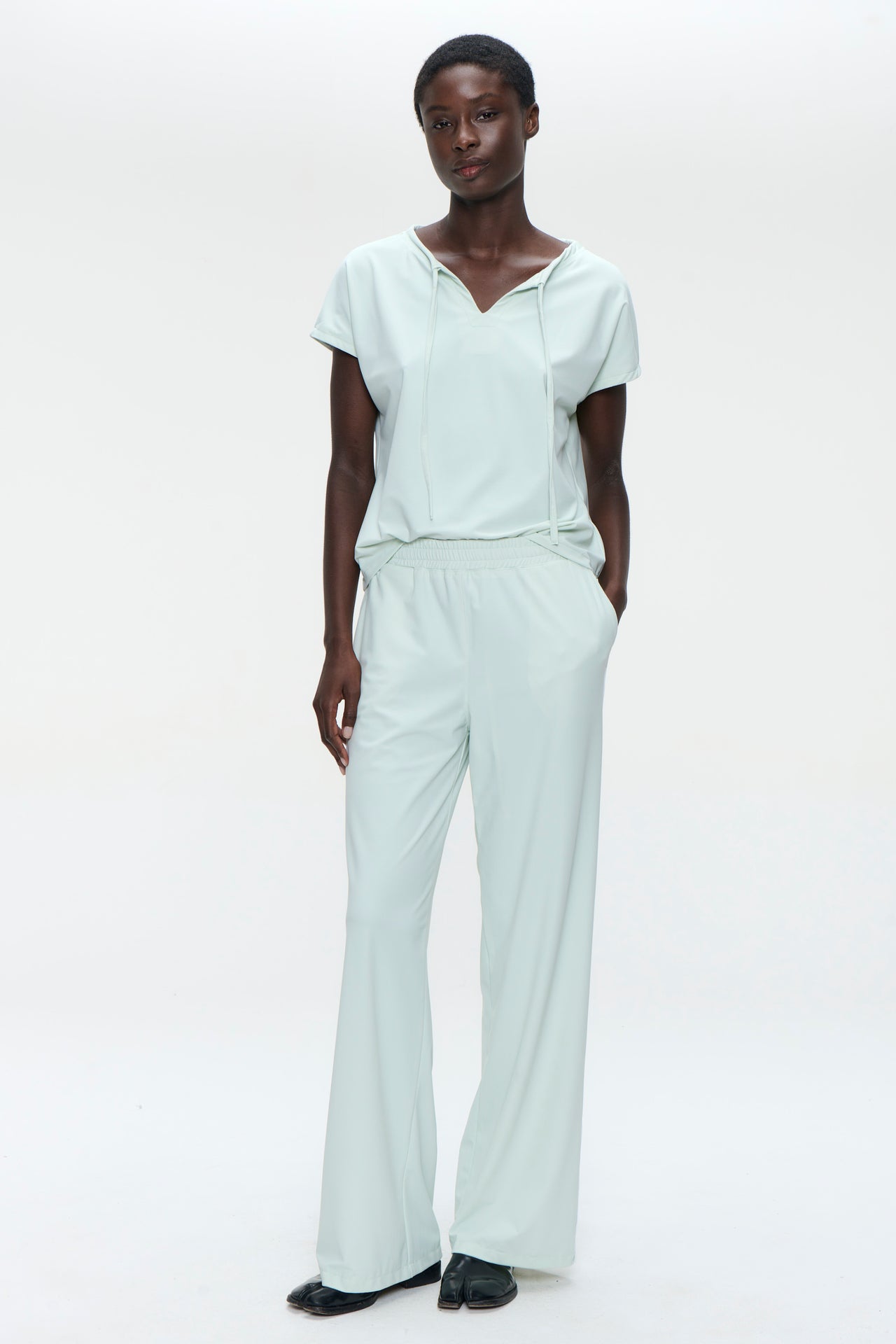 Simone pants technical jersey | Aloe