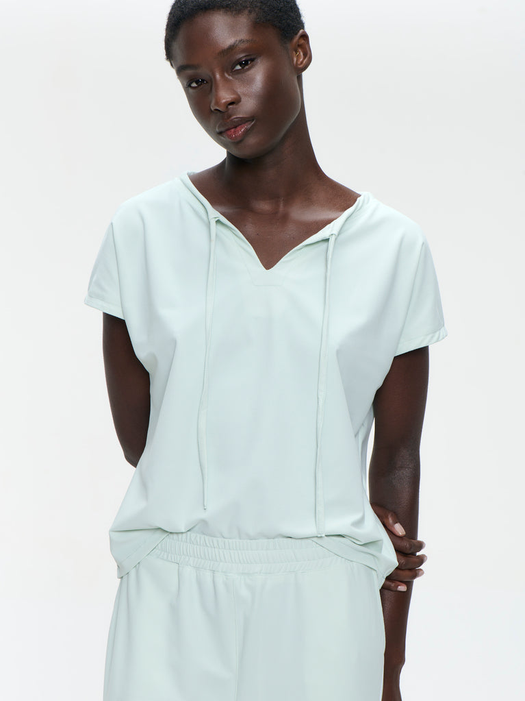 Carla top technical jersey | Aloe