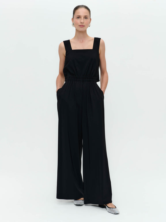 Mathilda jumpsuit technical jersey | Black
