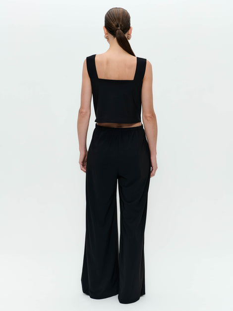 Mathilda jumpsuit technical jersey | Black