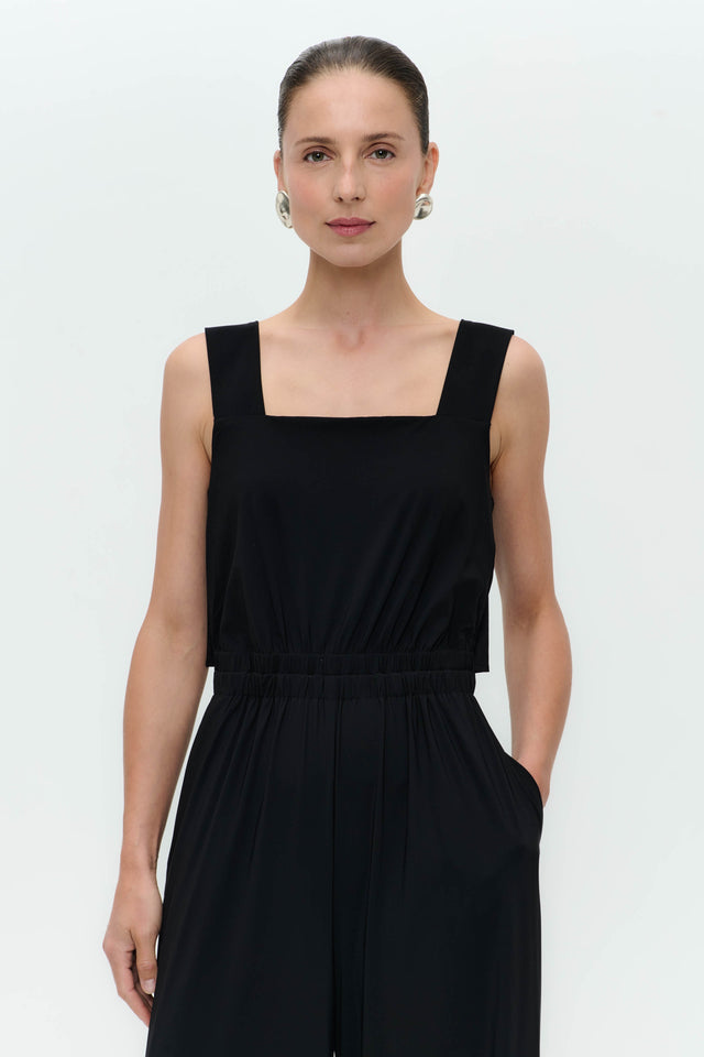 Mathilda jumpsuit technical jersey | Black