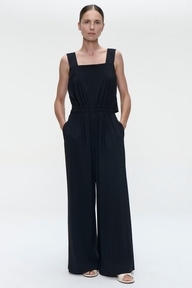Mathilda jumpsuit technical jersey | Black