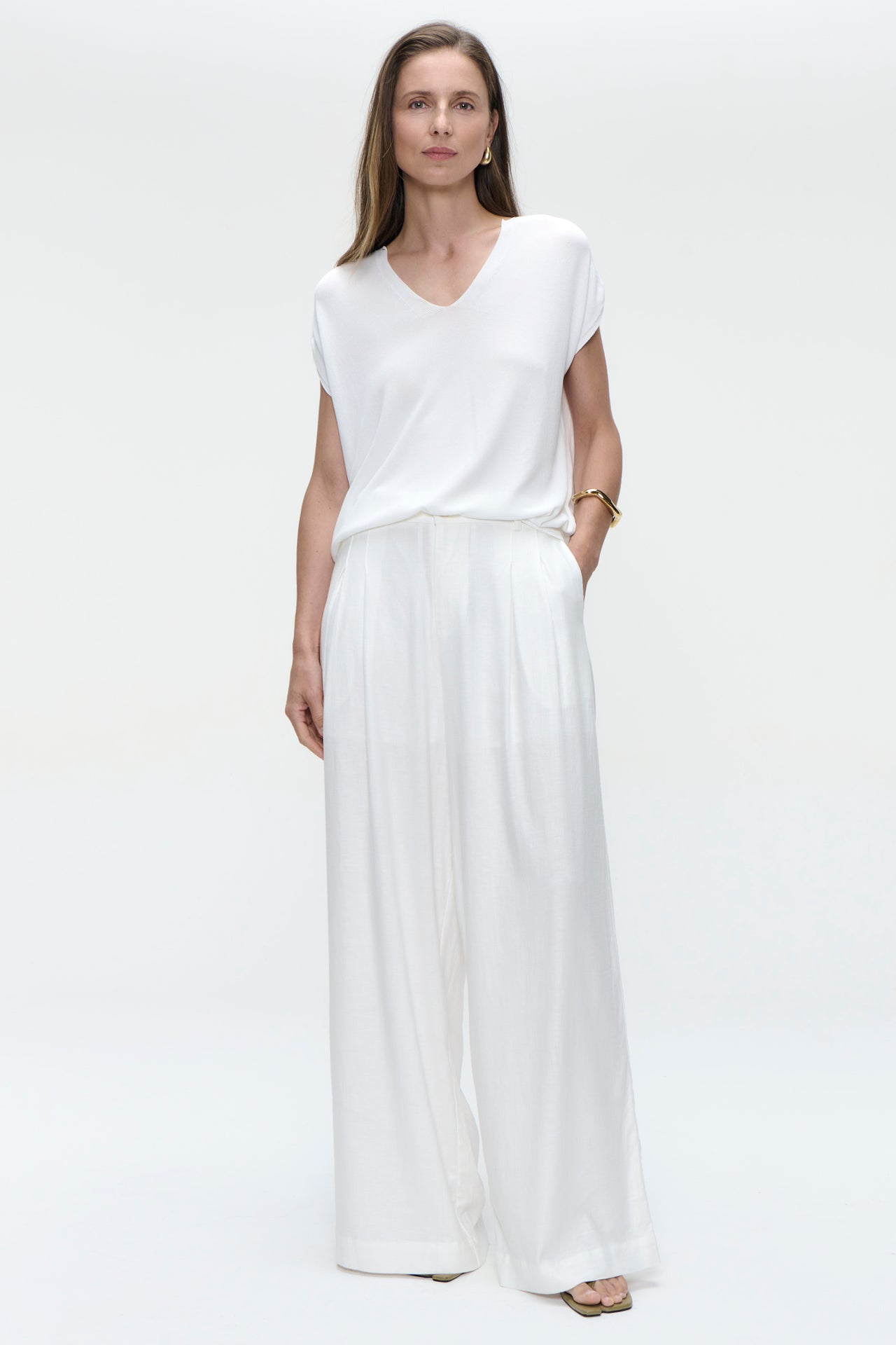 Viscose seamless Top 3023 | Bianco