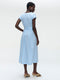 Poplin long dress 2945 | Light Blue