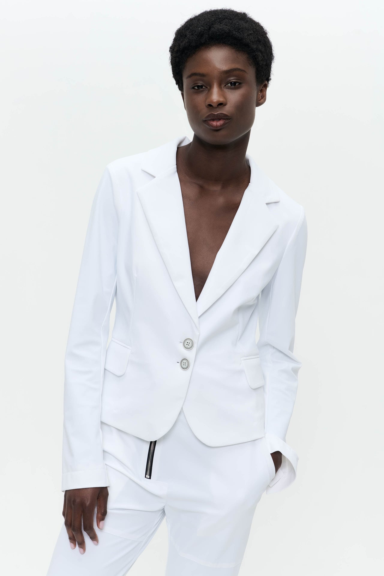 Solomon blazer technical jersey | White