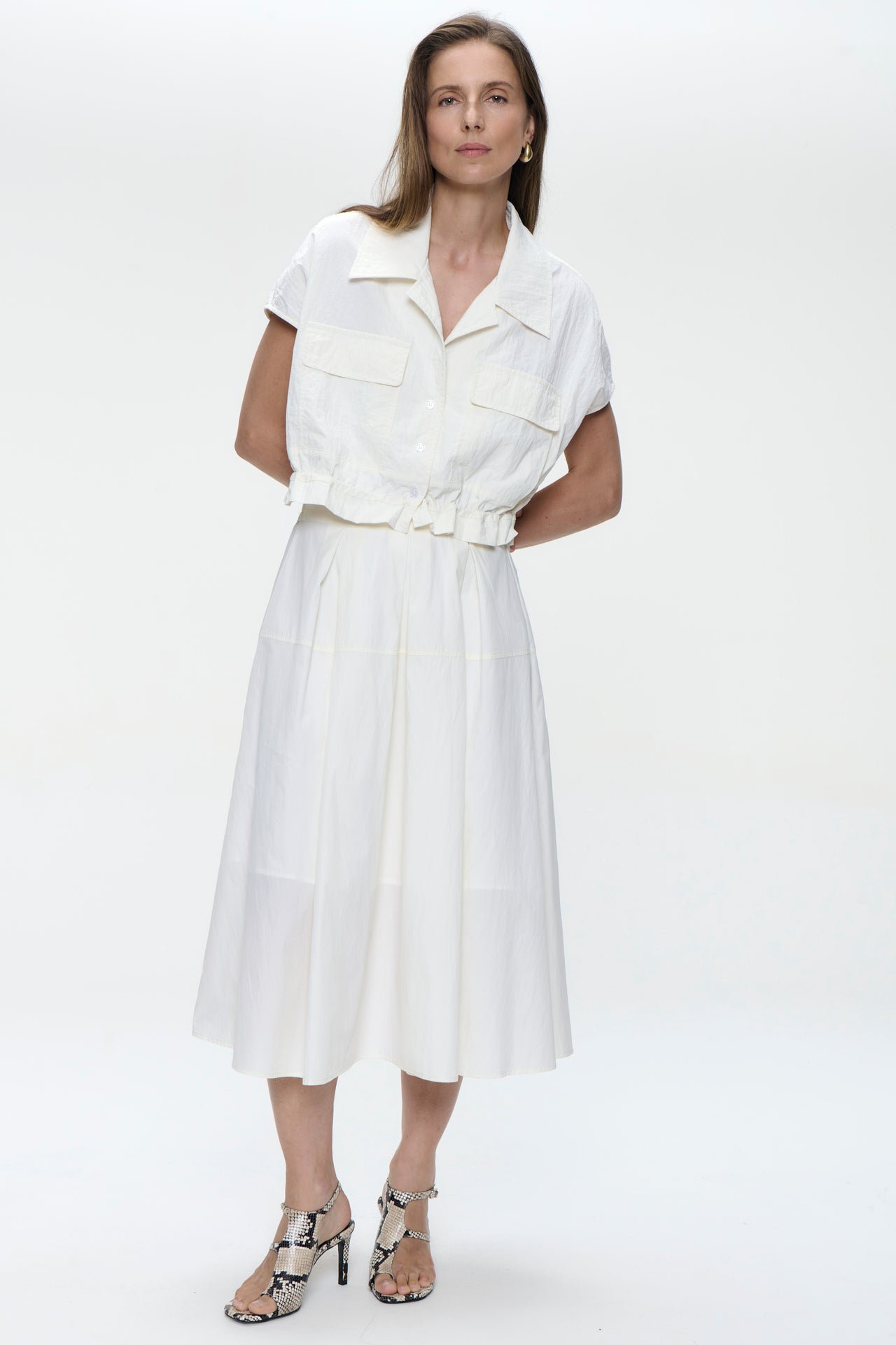 Rini poplin skirt | Off White