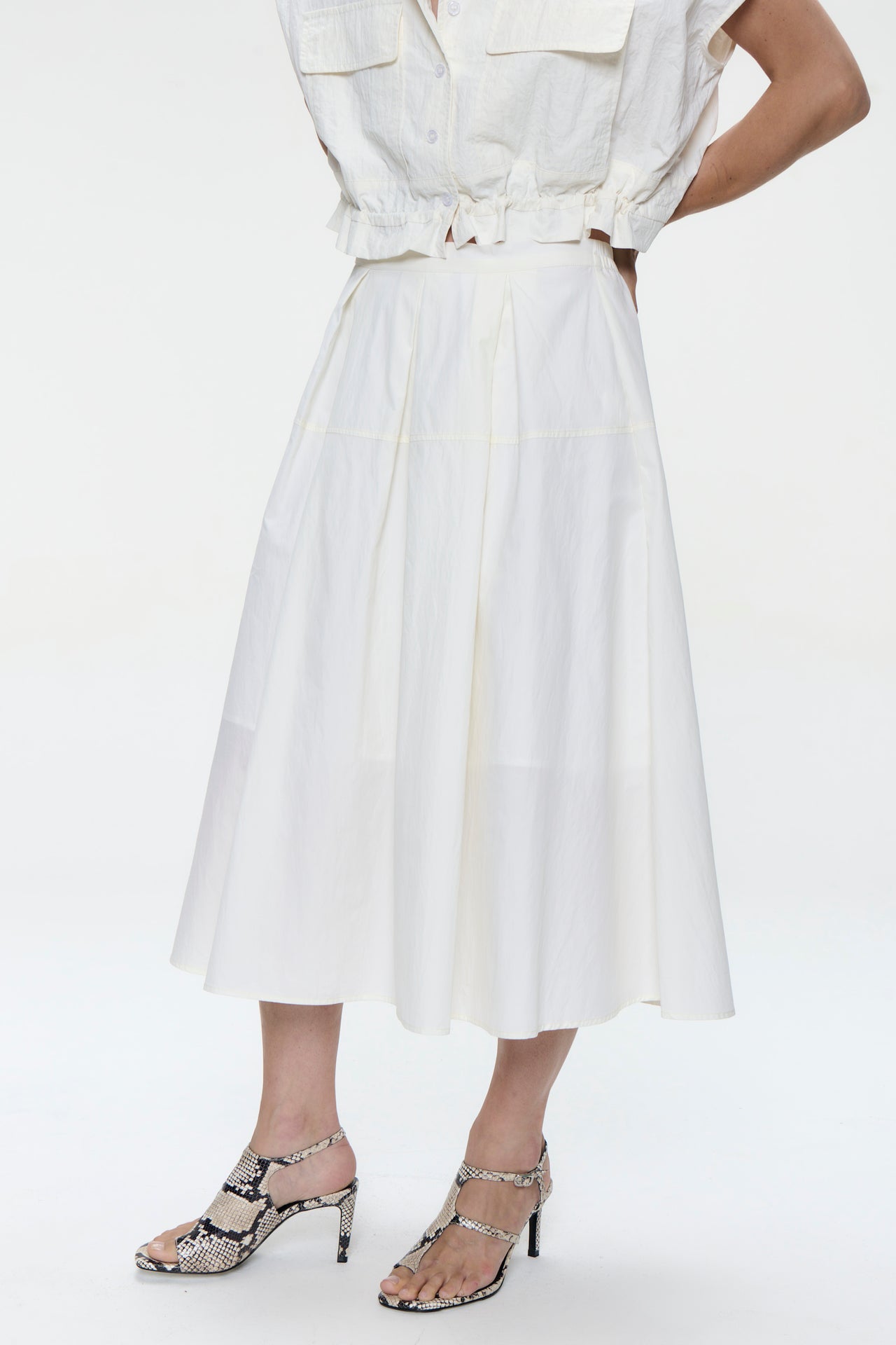 Rini poplin skirt | Off White