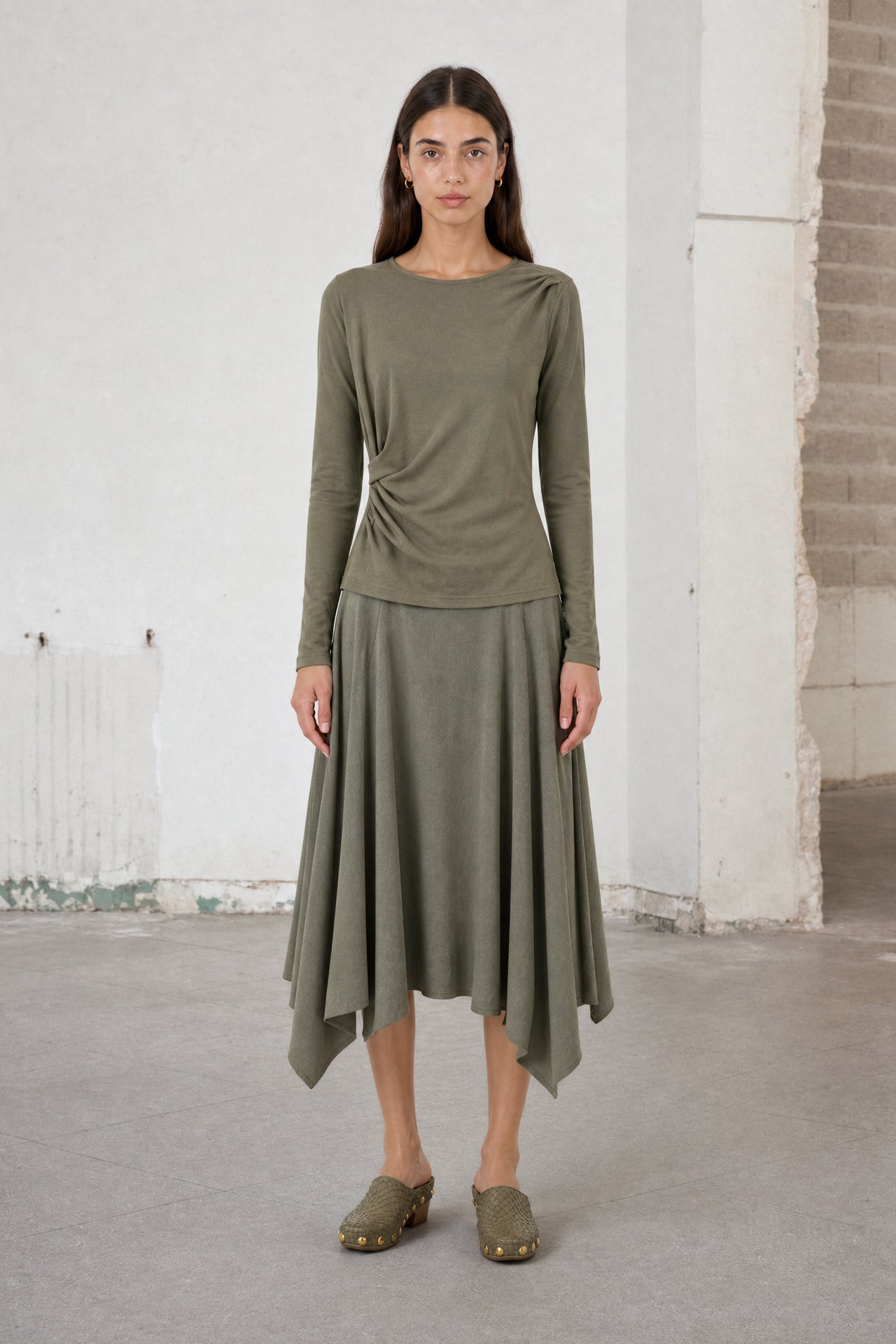 Ari cotton top | Army