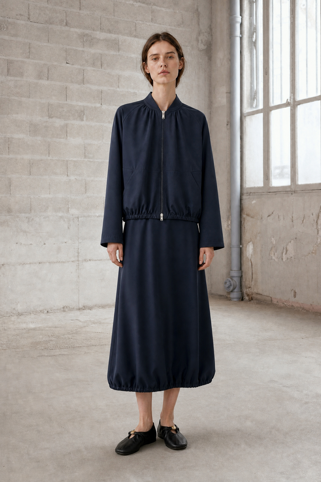 Albina skirt technical jersey | Blue