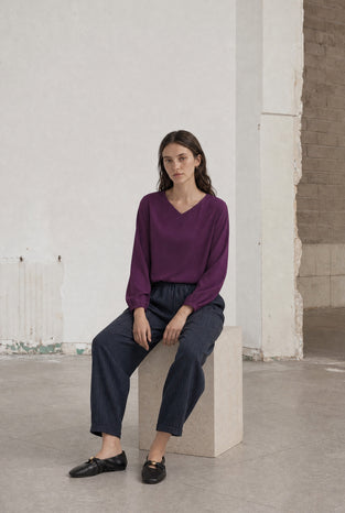 Aria top technical jersey | Cherry
